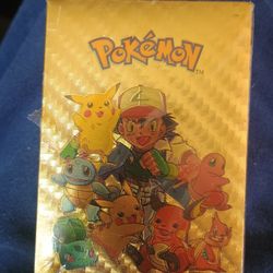 New Gold Foil Pokémon cards, (Never Opened)!