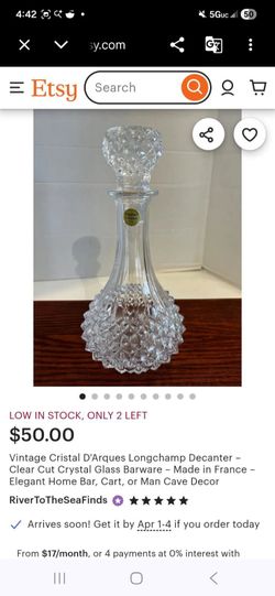 CRYSTAL DECANTER NEW