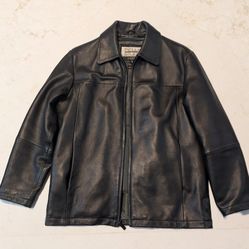 Black Leather Jacket size small by Wilson's Leather