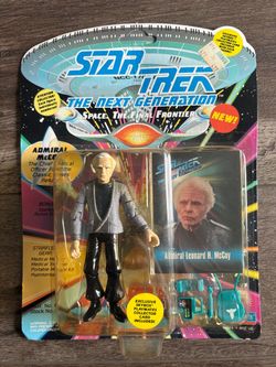 Title: Vintage 1993 Playmates Star Trek Admiral McCoy Action Figure (New/Sealed)