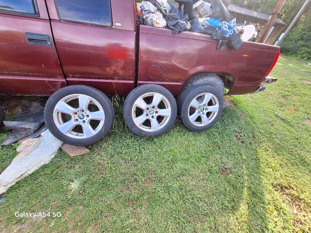 Three BMW Wheels And Tires