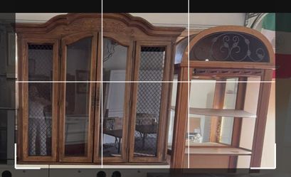 Glass display case