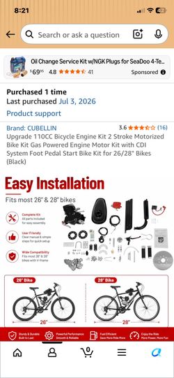 110 cc brand new motor for bike
