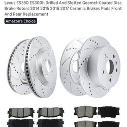 Brake Kit for 2012-2017 Toyota Camry, 2013-2018 Avalon, Lexus