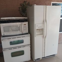 Fridge Stove Microwave 