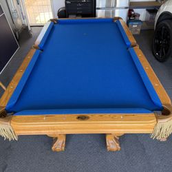 Pool Table 7ft ( Free Delivery & Set Up & New Color Felt Of Your Choice