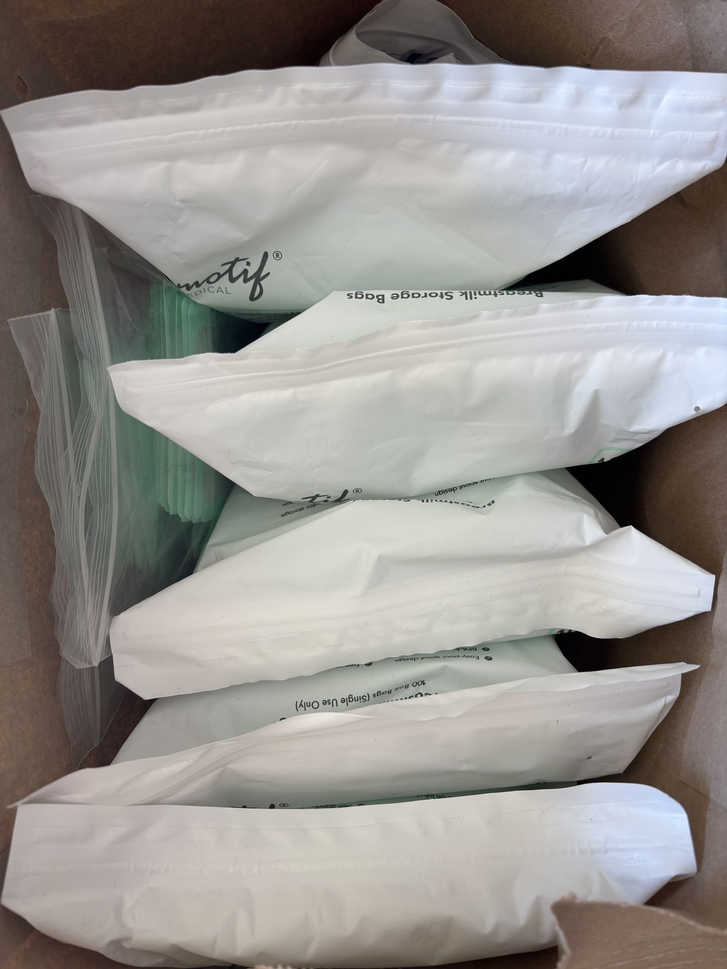 Motif Breast Milk Storage Bags. New, Unopened.
