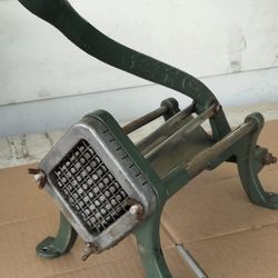 Vintage Metal French Fry Cutter