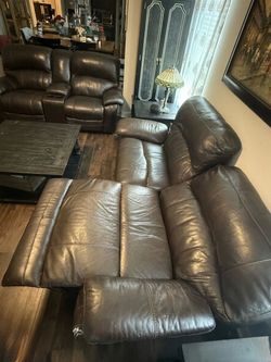 Ashley Leather Power Couches