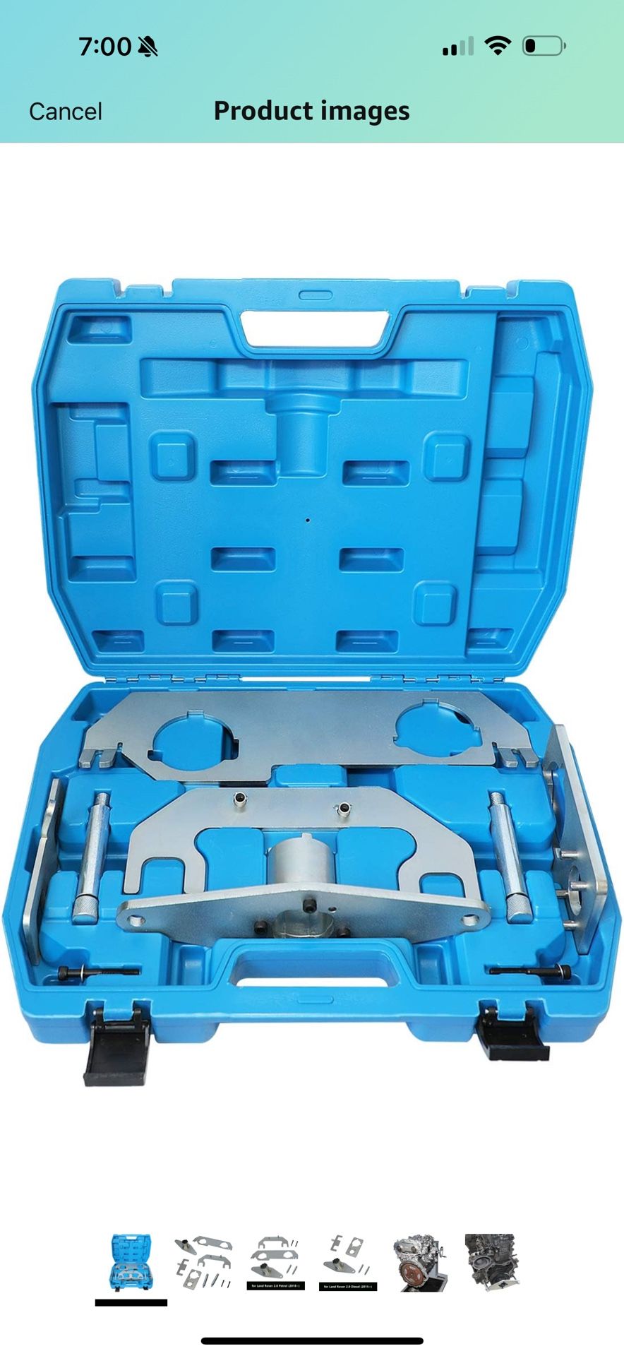 Camshaft Timing Tool Kit Fit Jaguar Compatible with Land Rover 2.0 Diesel Petrol Evoque 2.0T Replace JLR-