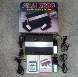 Atari 7800 Console in Original Box Tested and Working See Pics READ BELOW