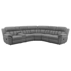 Bahrain Six-piece Modular Reclining Sectional Sofa Charcoal On Sale 🇺🇸
