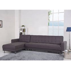 Frankfort Convertible Sectional Sofa Bed - Ash SKU: ADC-FRA-SEC-NDX-ASH NR-6 