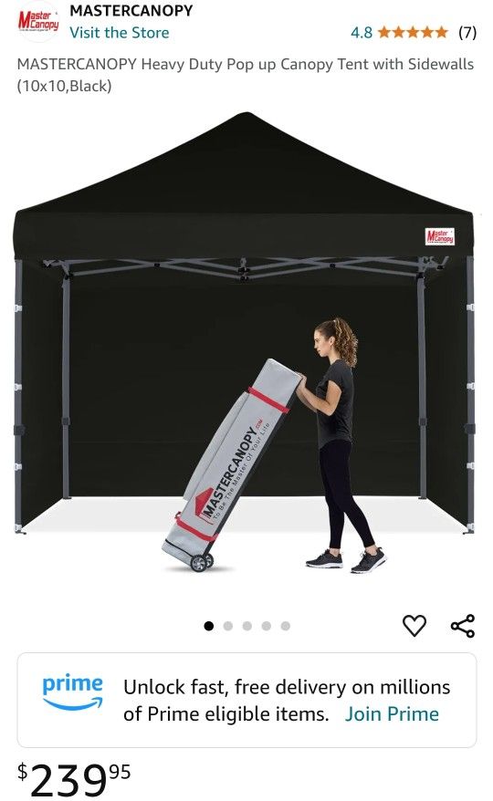 10×10ft Pop Up Tent