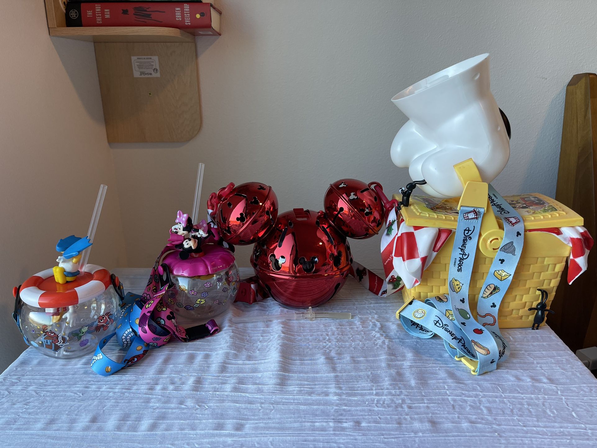 Disney Parks Sippers & Popcorn Bucket