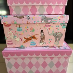 Decorative Boxes with Lids - 3 Box Sizes