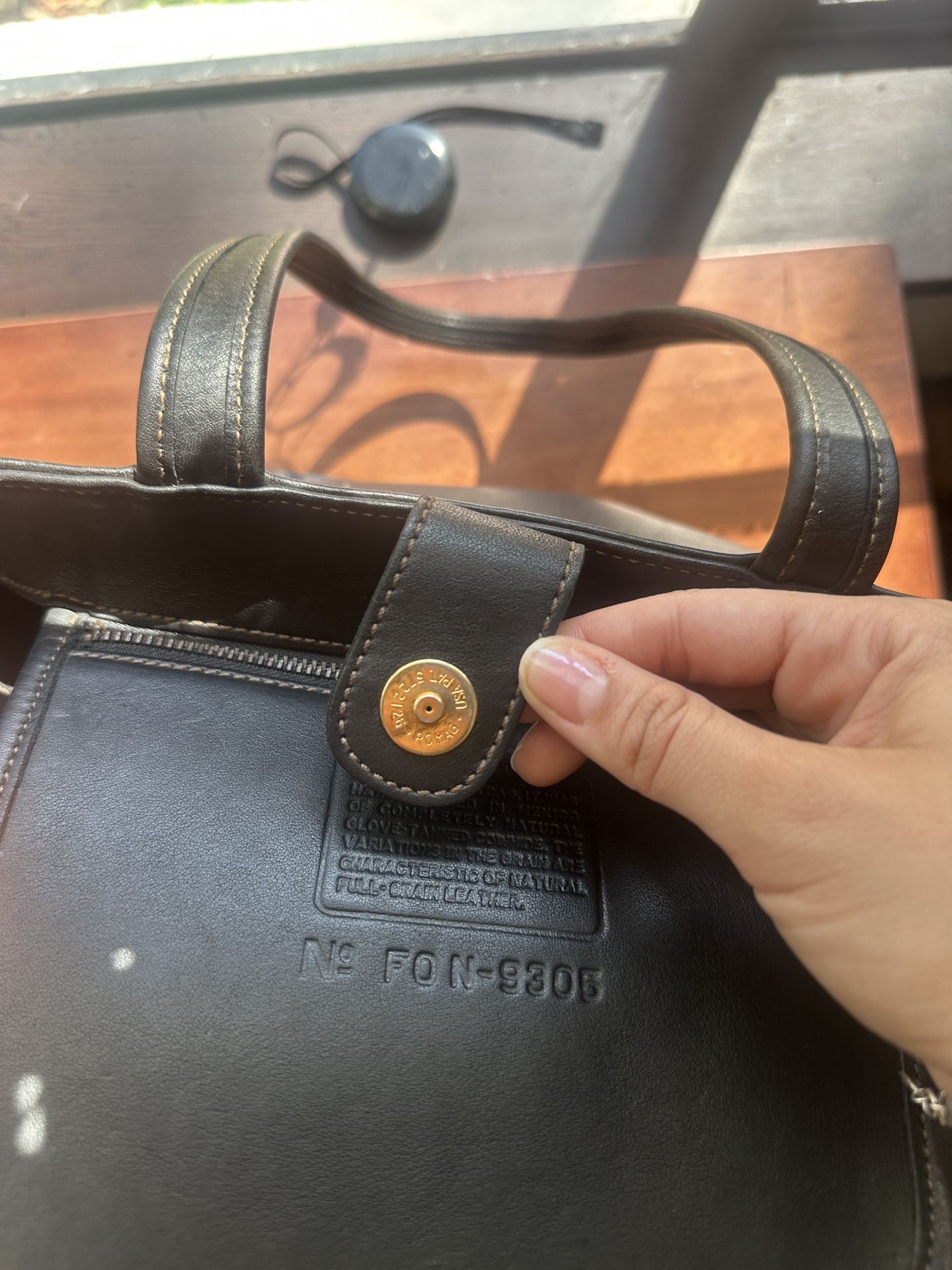 Vintage Coach Bleeker Tote 9305