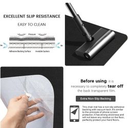 Office Hardwood Floor Chair Mat - Computer Chair Mat for Hardwood Floors, Pad for Hardwood and Tile Floors, Large Anti-Slip Home Desk Chair Mat, Easy 