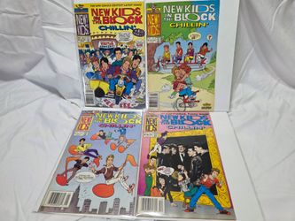NKOTB Chillin' Comic Books, 4 issues