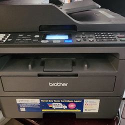Brother Monochrome L2690DW printer, fax & copy machine. 3 extra drums included