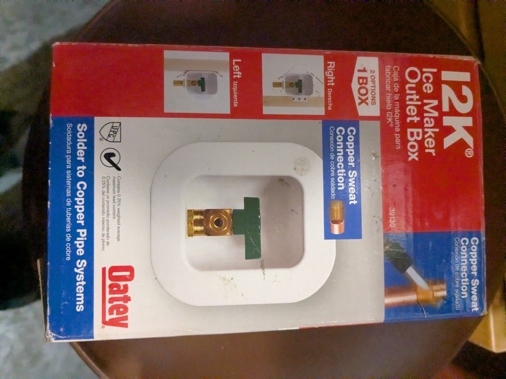 Oakley Ice Maker Outlet Box