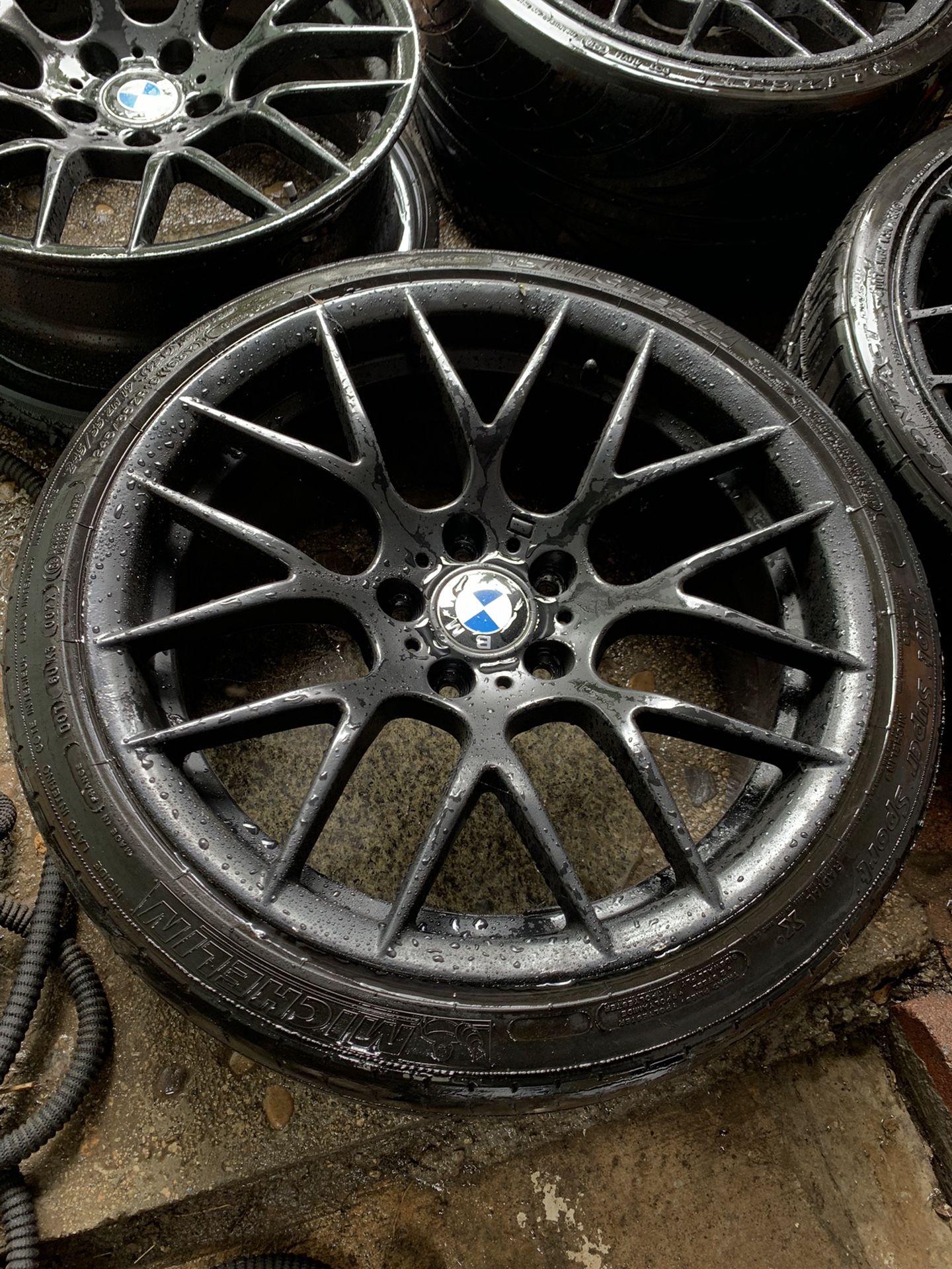 BMW black M3 E90 Wheels