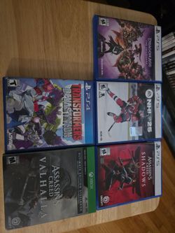 PS5, PS4, and Xbox Video Games