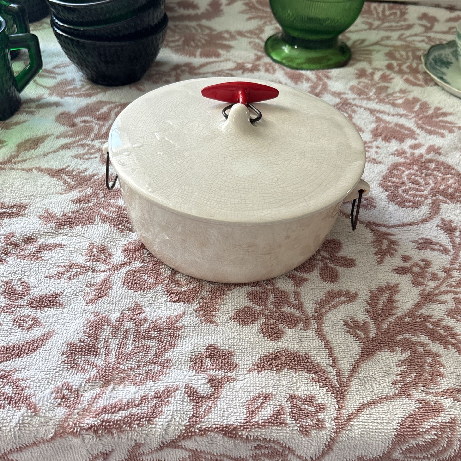 Ironstone Antique Casserole Dish