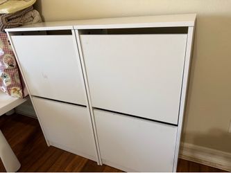 Ikea white shoe rack