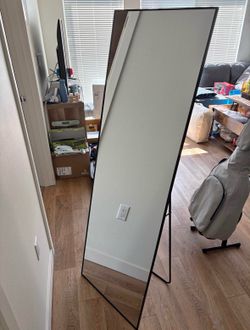 Full Length Mirror (Black Frame) - Like New