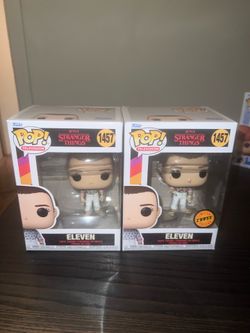 CHASE BUNDLE BLOODY Eleven Reaching Stranger Things Funko Pop #1457 Television