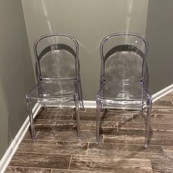 Pair of Acrylic Chairs