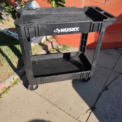 Used Husky Utility Cart. Good Condition. Measurements Are On Last Picture.
