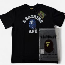 BAPE blue Camo Tee 