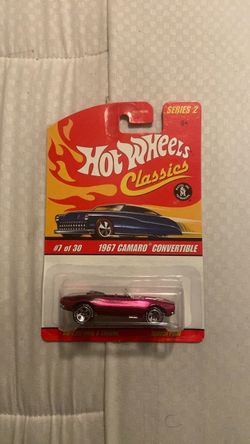 Hot Wheels Classics 1967 Camaro Convertible Series 2  #7 of 30 1:64 pink