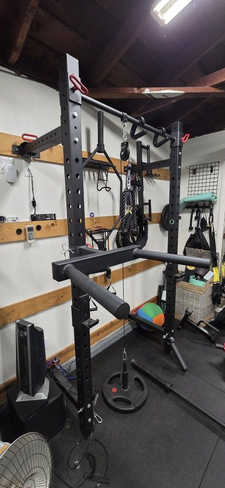 Folding Wall Rack Home Gym 