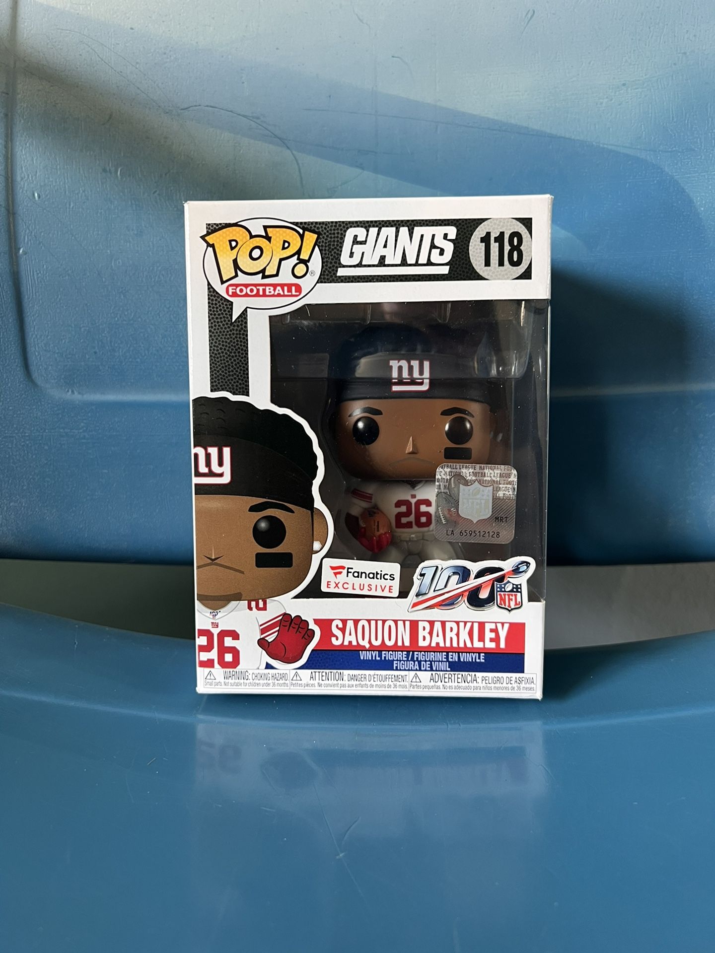 Saquon Barkley New York Giants Funko Pop Fanatics Exclusive