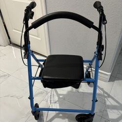 Standard Adult Steel Rollator Walker 