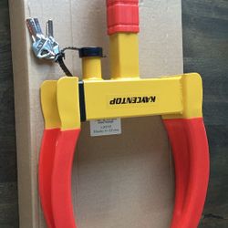 Anti-Theft Wheel Clamp