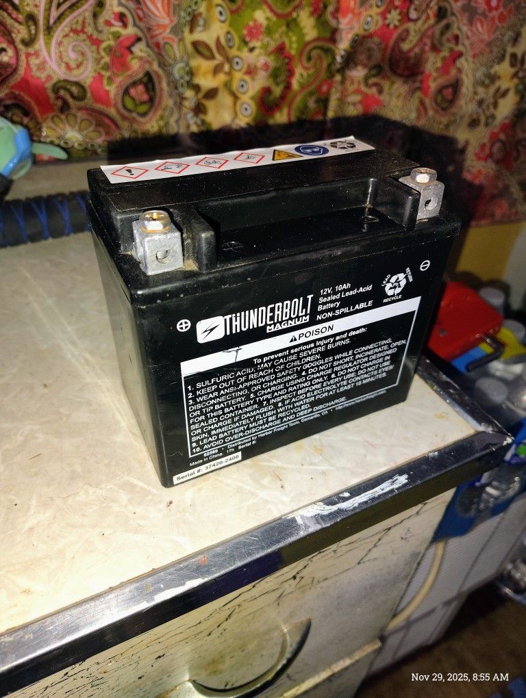 12v ATV, Marine, Motorcycle Battery  12V, 160 CCA AGM Battery