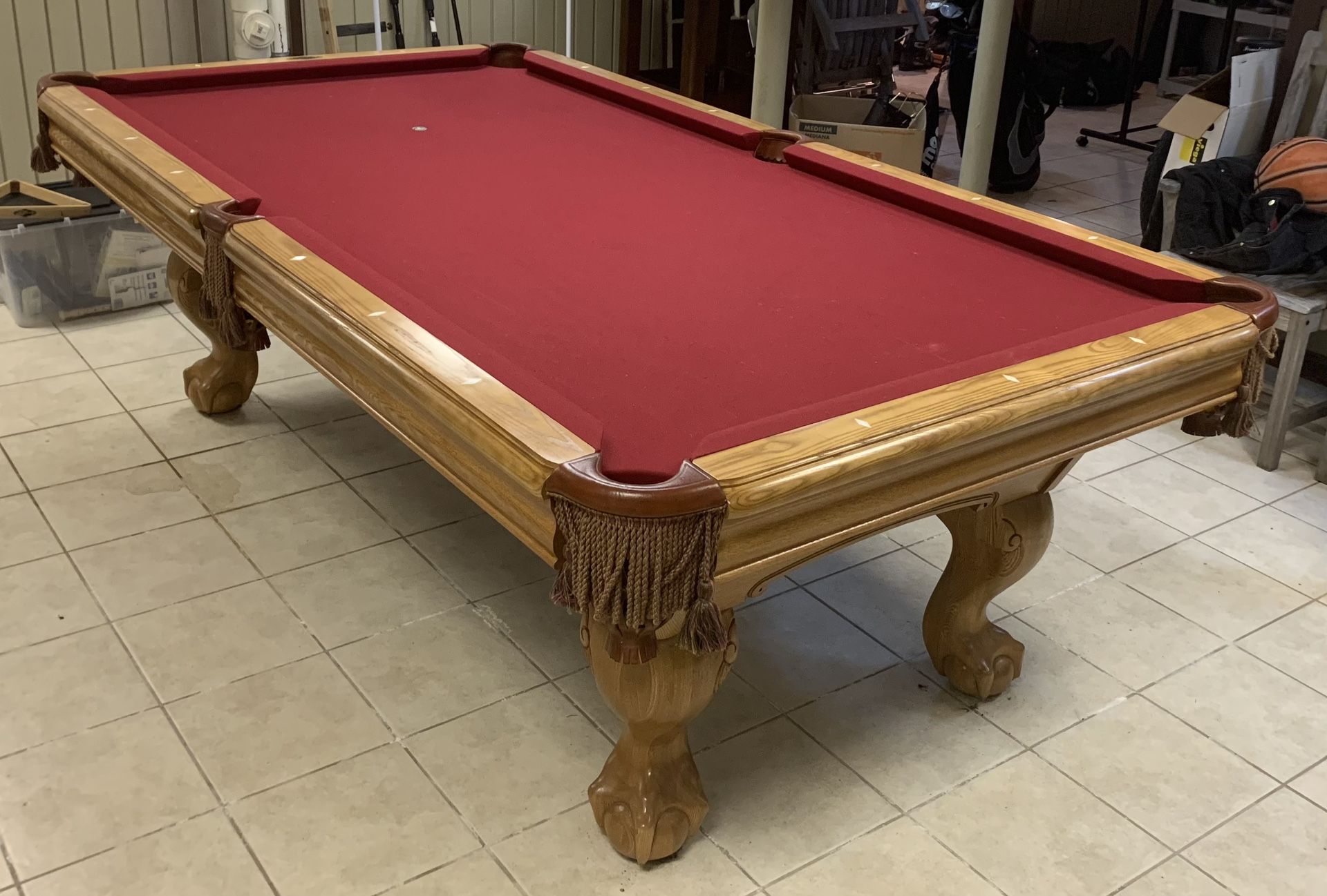 Brunswick Pool Table With Light