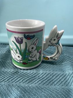 Easter Bunny Ceramic Coffee Mug