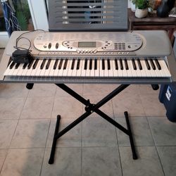 Casio Electronic Keyboard With Stand