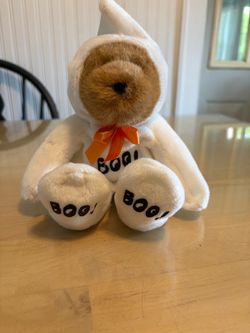 Halloween Ghost Teddy Bear Plush
