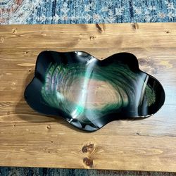 Resin Mystery Abstract Extra Large Bowl Handmade 