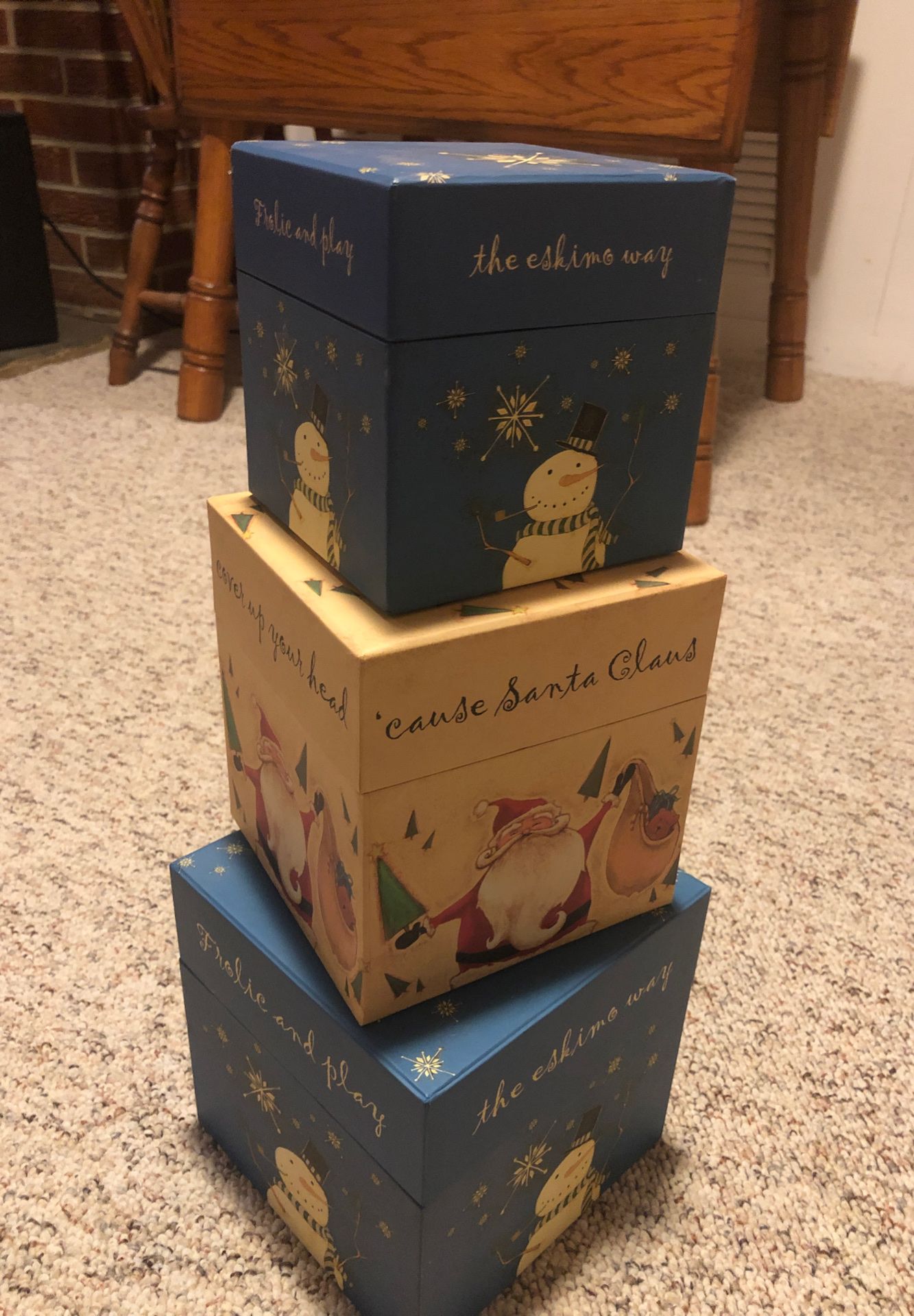 Christmas package holiday decoration