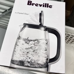 Brand new With Box Breville Crystal Clear Electric Kettle Brushed Stainless Steel