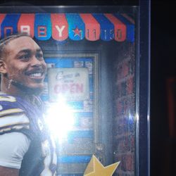 Football Trading Card Numbered 111/150 in Case