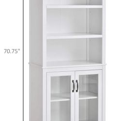 White bookcase brand new