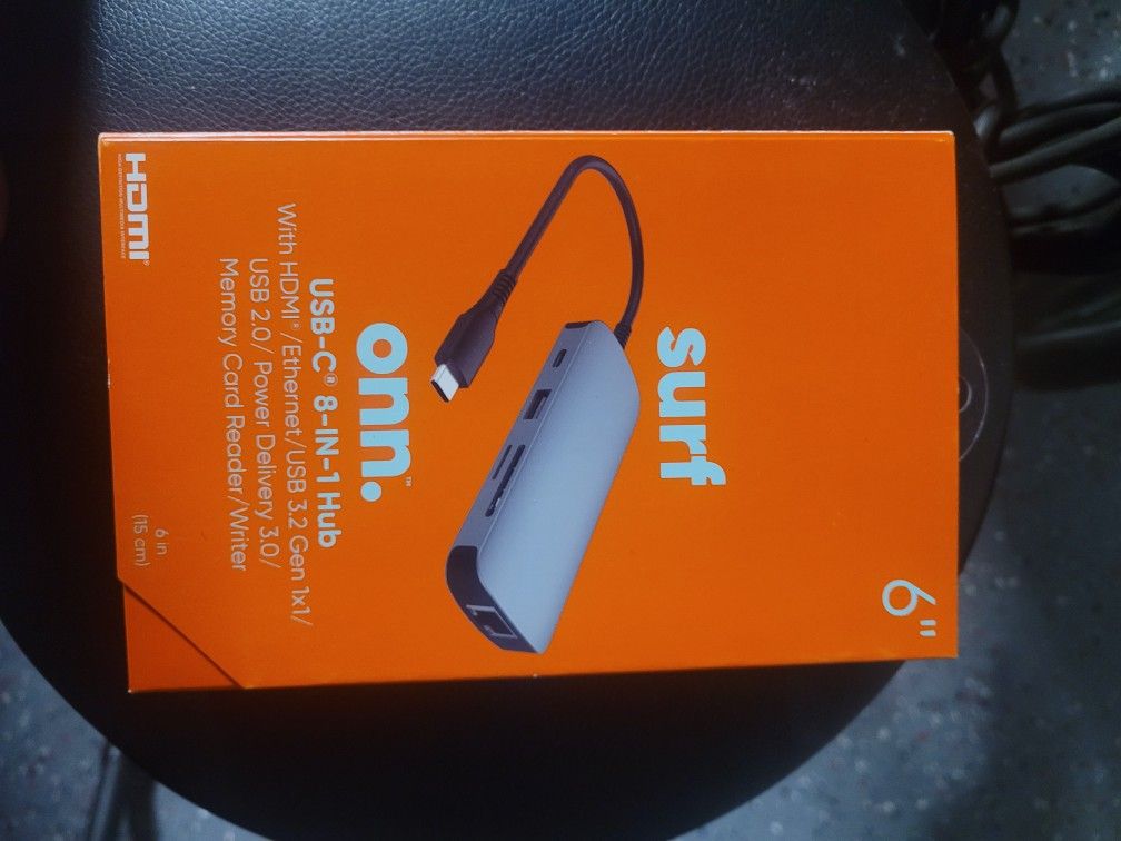 ONN 8 In 1 USB C Adapter